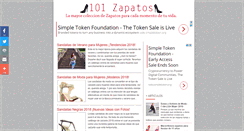Desktop Screenshot of 101zapatos.com
